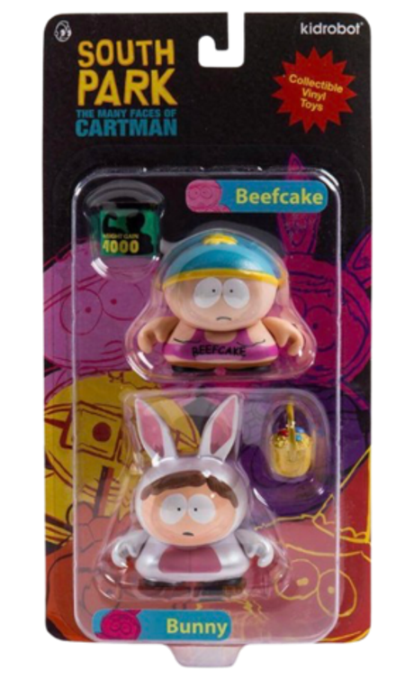 Набор фигурок Kidrobot South Park: The Many Faces of Cartman Beefcake and Bunny