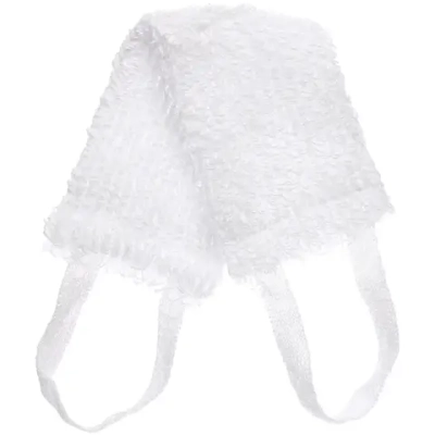 Мочалка для тела полипропиленовая «PREMIER», цвет белый, 42*15см