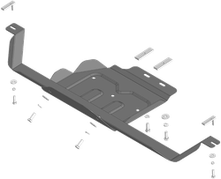 Защита раздаточной коробки, 2 мм, Сталь. для Foton Tunland G7 2024-н.в., Motodor.77506