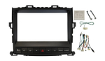 Комплект рамки с разъёмами 9" Toyota Alphard, Vellfire 2008-2014 (компл. с полочкой под магнитолой)с кнопками - Car-Smart 9536K