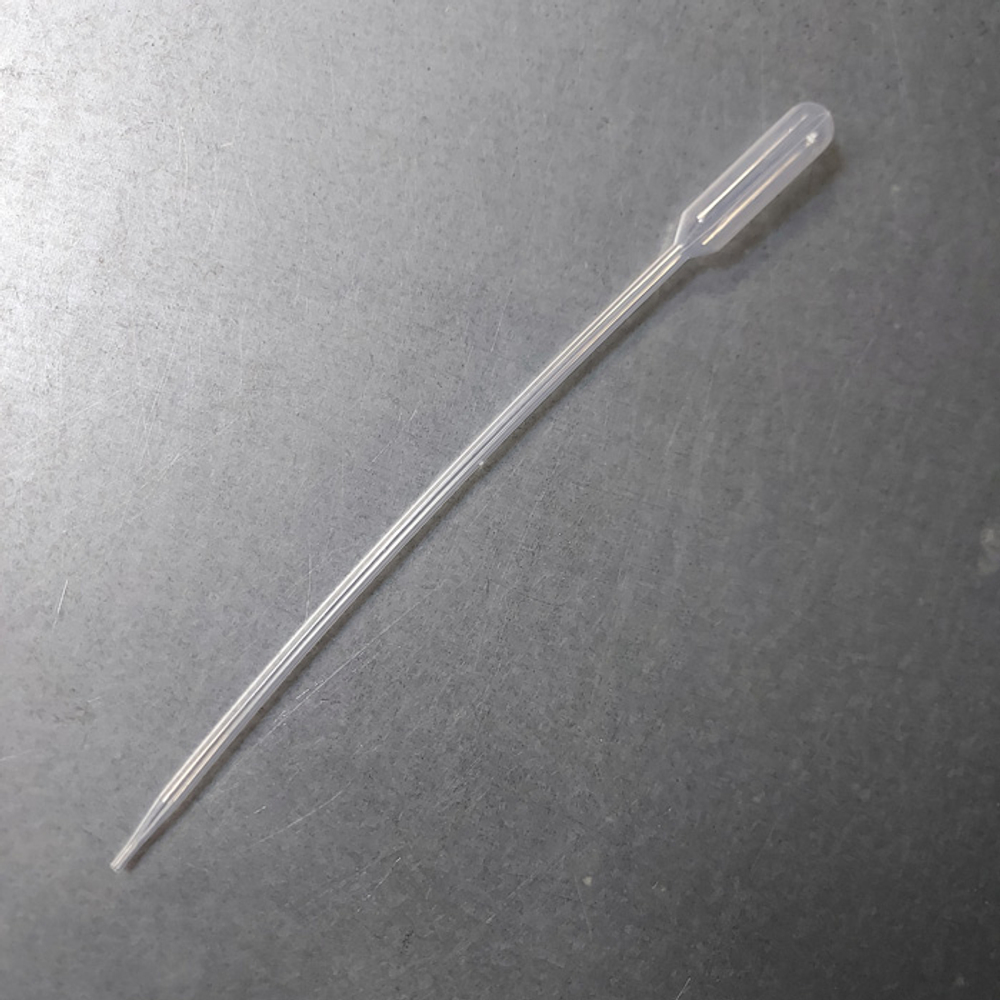 Пипетка Пастера ПЭ, 1.5мл, дл.230мм, неградуированные, нестер., (12006619), шт.