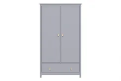 Шкаф двухдверный Ellipse Wood Серый