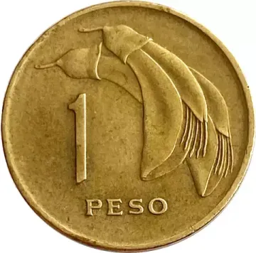 1 песо 1968 Уругвай