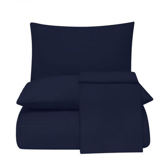 Постельное белье Casual (темно-синий) deluxe TIVOLYO HOME Турция