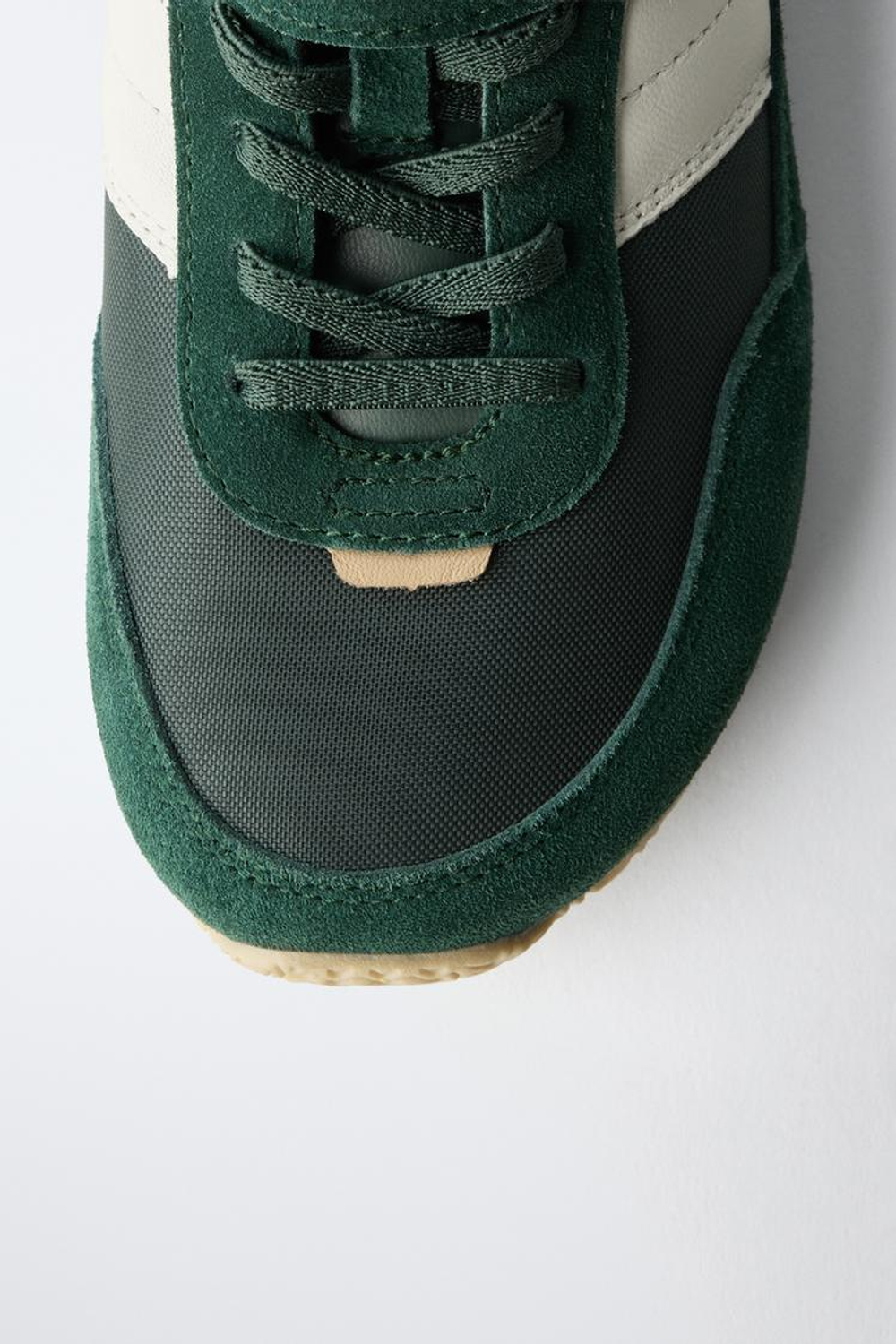 ZARA СПОРТИВНЫЕ КРОССОВКИ BAREFOOT, ЗЕЛЕНЫЙ