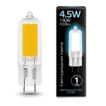 Лампа Gauss LED G4 4,5W АС220-240V 400 lm 4100K стекло 107807204