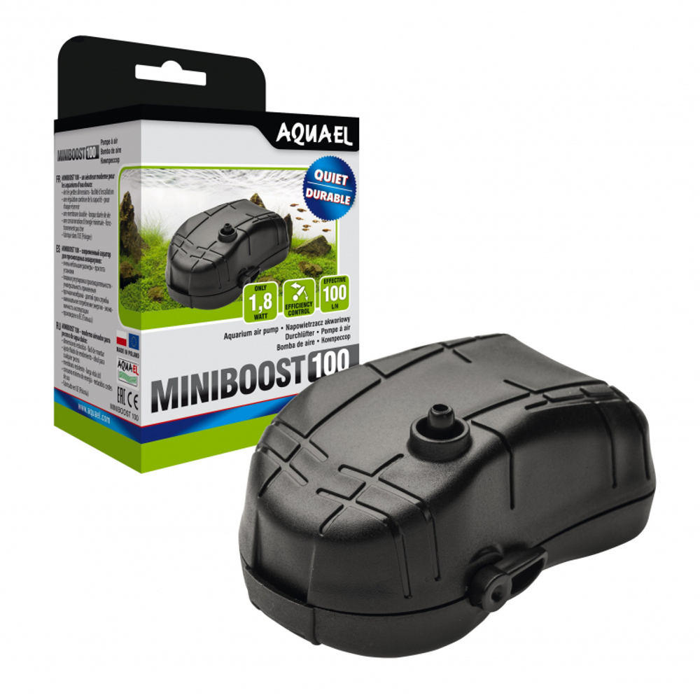 Компрессор MINIBOOST 100 plus (до 100л) 100л/ч, Потр.мощн.-1.8Вт