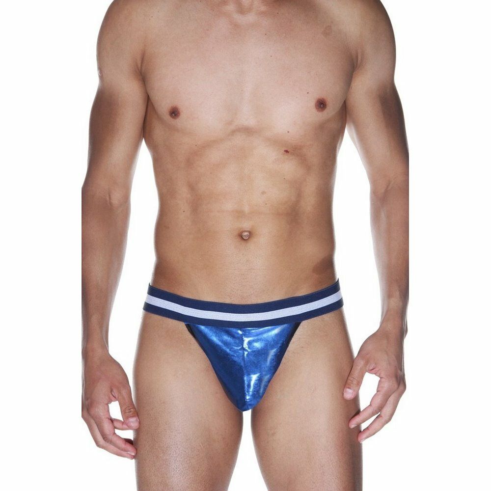 Мужские трусы тонги синие La Blinque LB15550