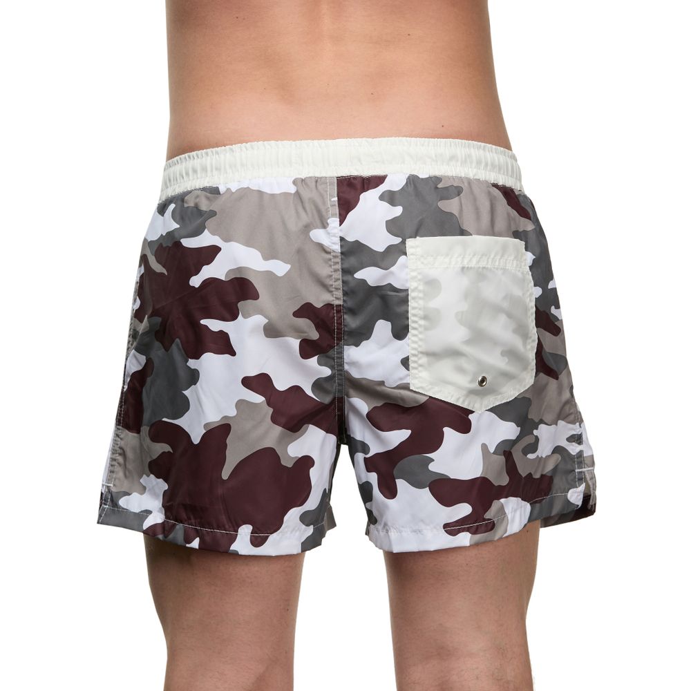 Мужские шорты с камуфляжным принтом Sesmik STORM MILITARY GRAY