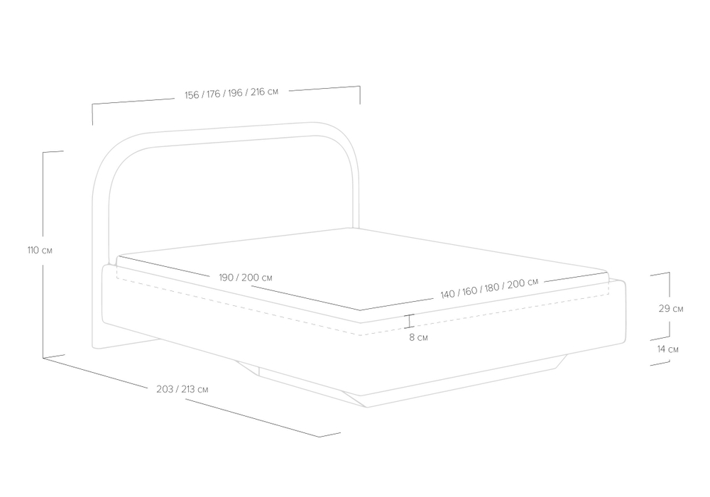 Кровать Sandra