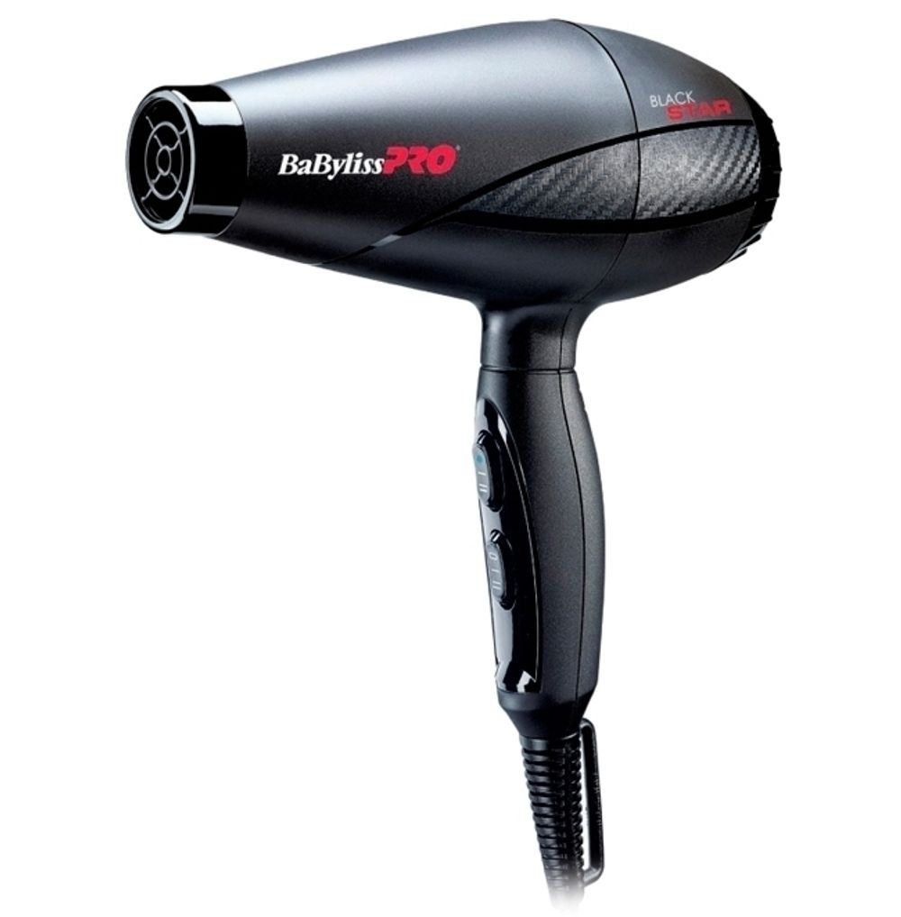 Профессиональный фен BaByliss PRO Black Star Ionic BAB6250IE - 2