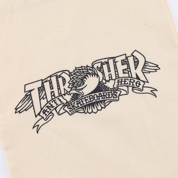 Сумка шопер Thrasher x Antihero Tote Bag (natural) артикул: - купить в магазине Дайс
