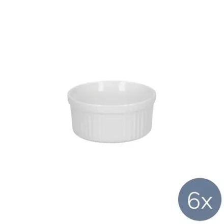 La Porcellana Bianca - Набор из 6 формочек Arezzo, круглые 8 см. / артикул   P500406007-Z  / GTIN 00002127