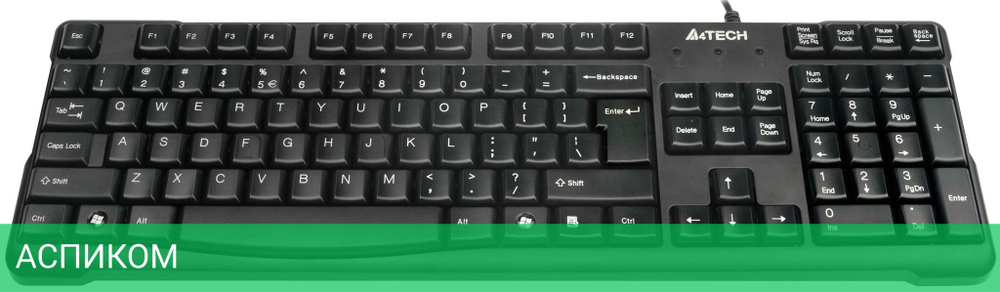 Клавиатура A4Tech KR-750 черный