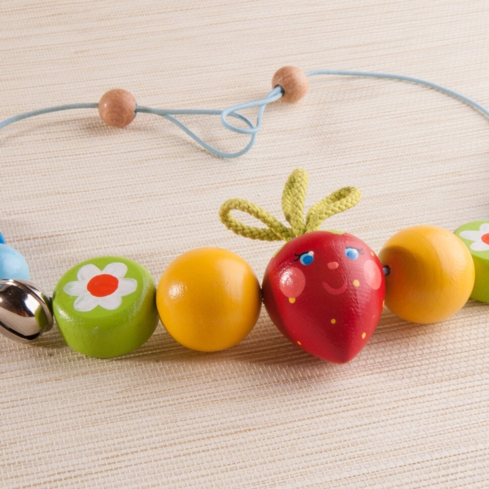 Растяжка на кроватку или коляску Клубничка, Вальда