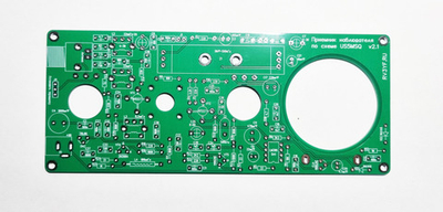 Печатная плата приемника наблюдателя на двухзатворных полевых транзисторах (версия 2.1)