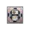 Розетка STRONG компьютерная RJ45 кат6 + TV с/у антрацит KRANZ