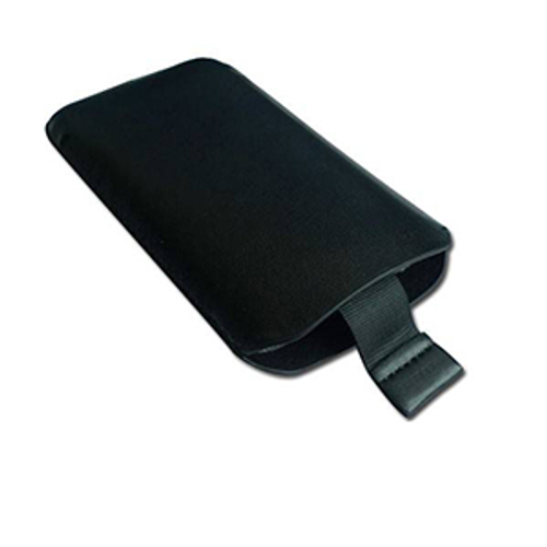 Чехол-карман для телефона Brand, защита от царапин, эко-кожа, чёрный