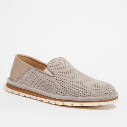 Замшевые туфли Giampieronicola 45403С бежевые