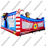 Коммерческий надувной батут "Мороженое" 8*6*4 м