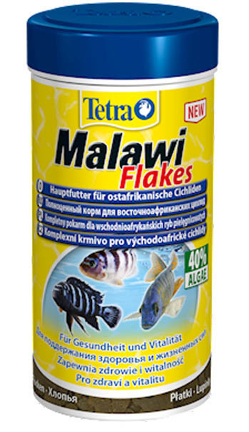 Корм для рыб TetraMalawi Flakes, корм д/восточноафриканских цихлид (хлопья) 1л