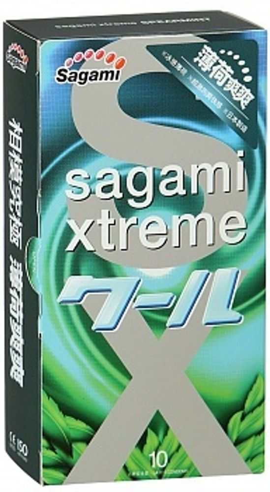 Презервативы Sagami Xtreme Spearmint 10 шт