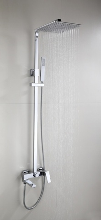 33095 Однорукий душевой релинг (ХРОМ)  HansenPRO  (5/1шт)