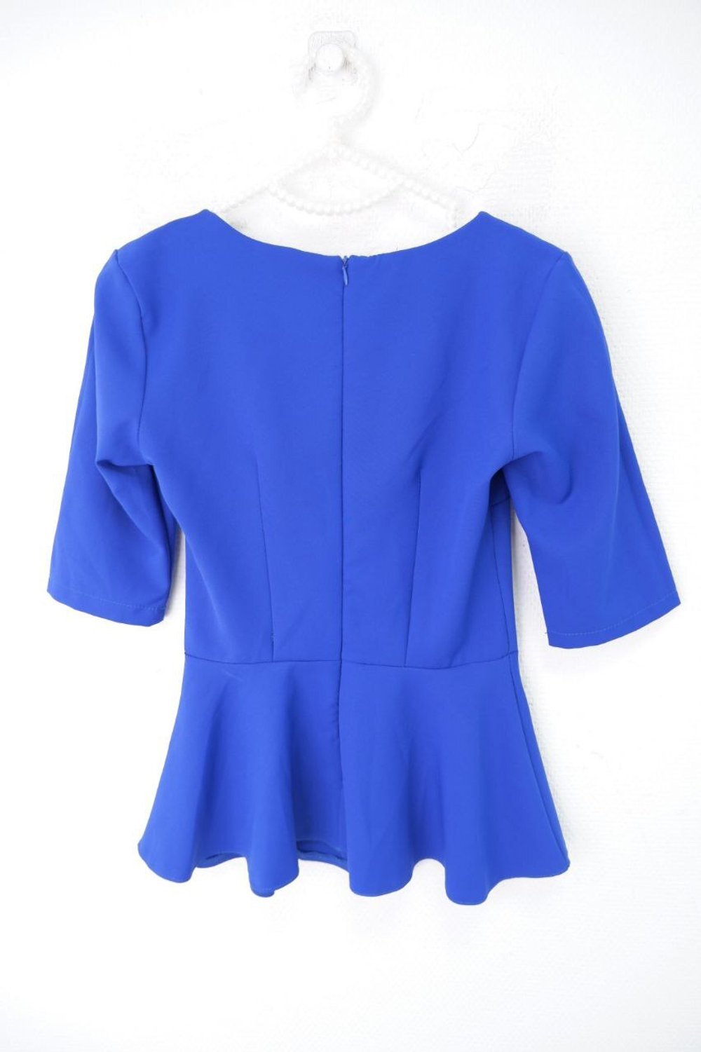 Блузка ярко-синяя 40-42 размер