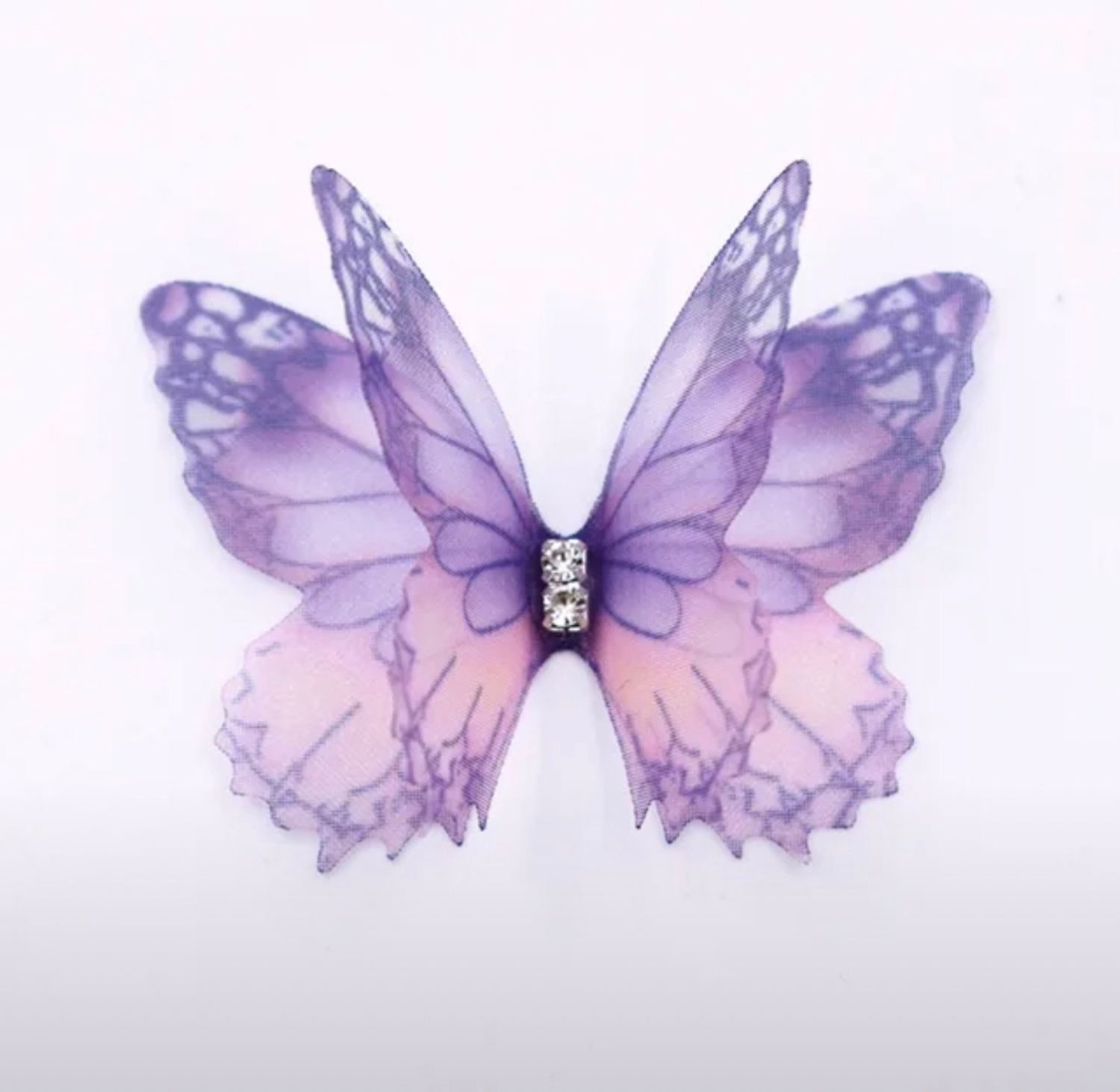 бабочки из органзы (2шт) 5*4 см