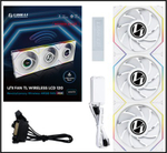 Вентилятор для корпуса Lian Li UNI FAN TL120 LCD Reverse Blade Wireless 3x120mm G99.12RTLLCD1W3W.00