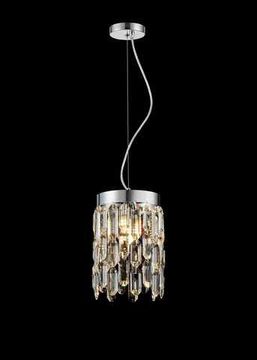 F6-ф200*H300(1200) CHROME (1) Подвесной светильник (NW)