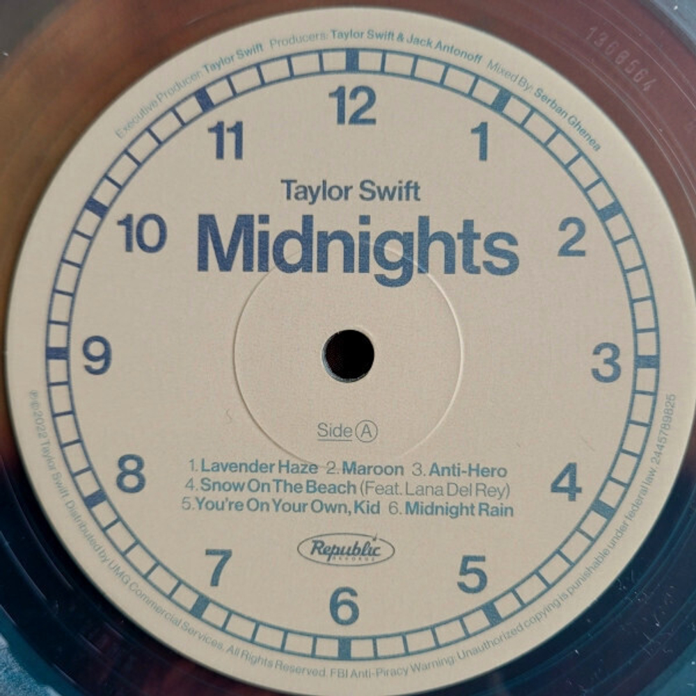 Taylor Swift / Midnights (Moonstone Blue Edition)(Coloured Vinyl)(LP)