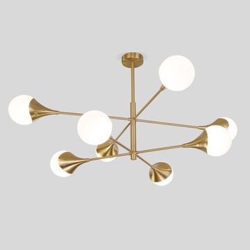 Люстра на штанге 8*G9 a068273 латунь 60168/8 Calyx Eurosvet