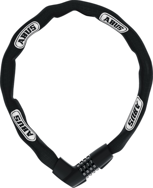 Замок ABUS вело цепь 7 мм кодовый Tresor 1385 850 мм класс защиты 7 15 1050гр черный