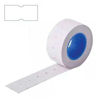 Этикет-лента 21,5*12 прям.белая 1/рул