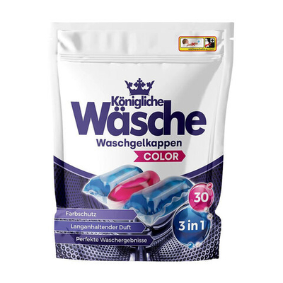 Капсулы для стирки Konigliche Wasche 3 in 1 Color 30 шт