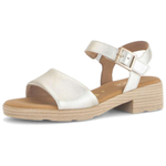 Gabor One Strap Sandals 4cm Women"s Silver