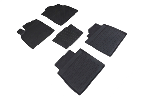 Резиновые коврики с высоким бортом для Lexus ES VI 2012-2018 Seintex.86499