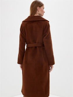 Пальто женское тедди чебурашка, SilverFox (арт. S956cz)