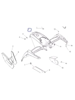 Передний пластик зеленый X2 Touring 2633843-498