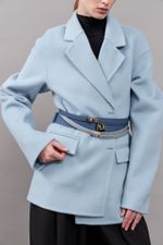 ТОНКИЙ РЕМЕНЬ В ДВА ОБОРОТА SILVER GREY