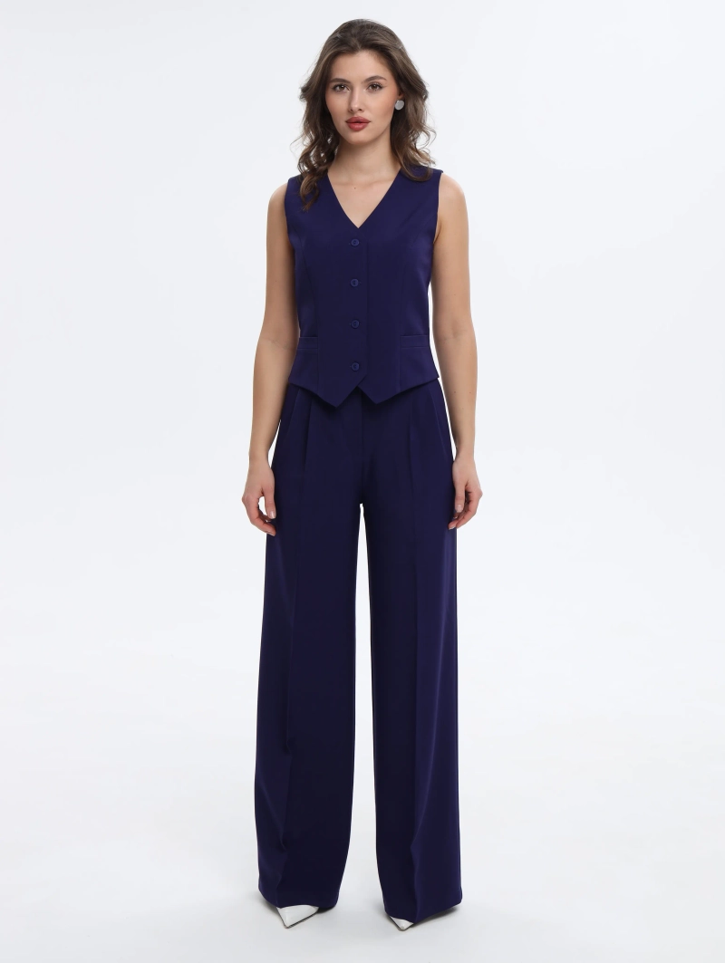 Брюки палаццо классические широкие