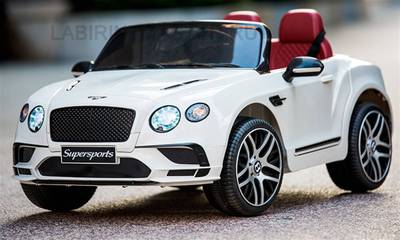 Детский электромобиль "Bentley" 12V,белый