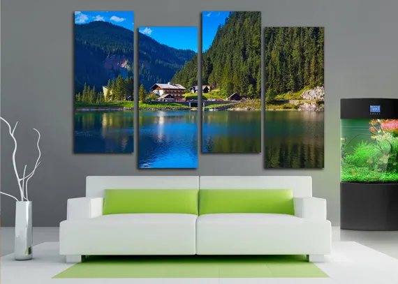 Модульная картина "Нерукотворная красота"