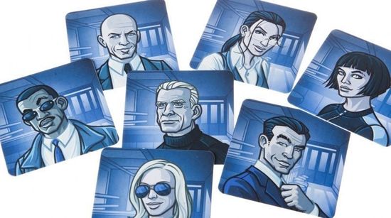 Настольная игра Кодовые имена. Картинки (оранжевая)