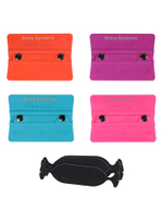 Shine Systems Набор из 4-х ракелей прямоугольной формы с насадками из войлока 10*7,2см