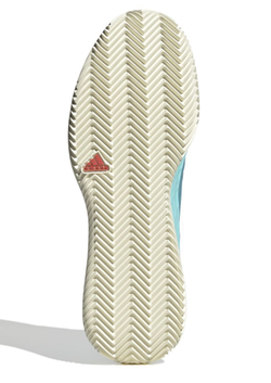 Мужские кроссовки теннисные Adidas Adizero Ubersonic 4.1 Clay - light aqua/off white/flat aqua