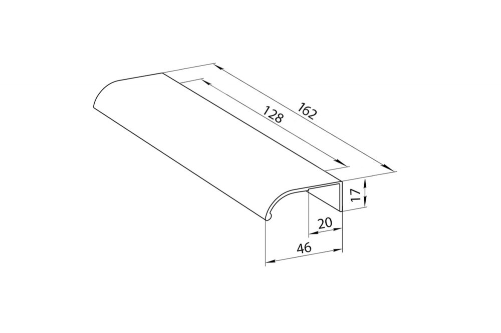 Кухонный гарнитур Альба макси 1800 мм, каркас ЛДСП, фасад ЛДСП, Белый/Дуб браун/Мокко