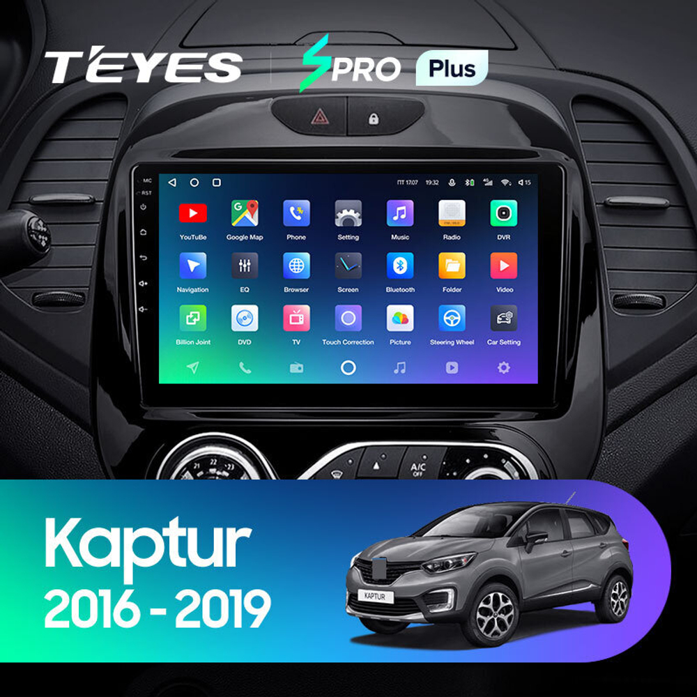 Teyes SPRO Plus 9" для Renault Kaptur 2016-2019