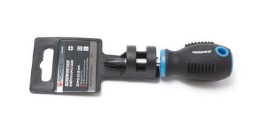 Отвертка крестовая магнитная ''Profi''S2 PH2.0х38мм, в пластиковом держателе Forsage F-7032038